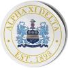 Alpha Xi Delta Circle Crest – Shield Decal