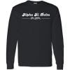Alpha Xi Delta Line Mom – Womens Long Sleeve Tee(Black)