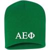 Greekgear Alpha Epsilon Phi 8 Inch Beanie Kelly Green