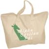 Greekgear Alpha Epsilon Phi Mascot Zippered Tote Bag Natural
