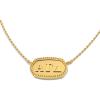 Greekgear Alpha Gamma Delta Athena Necklace(Gold Plated)