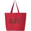 Greekgear Alpha Gamma Delta Jumbo Canvas Tote