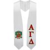 Greekgear Alpha Gamma Delta Super Crest – Shield Graduation Stole