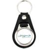 Greekgear Alpha Sigma Tau Leatherette Teardrop Keychain