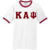 Kappa Alpha Psi Custom Twill Vintage Ringer(White/ Red)