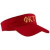 Red W/Light Gold Thread Color