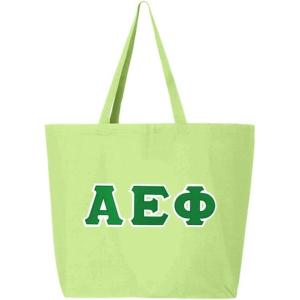 Alpha Epsilon Phi Jumbo Canvas Tote