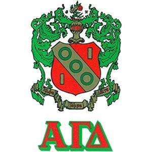 Alpha Gamma Delta Crest Decals