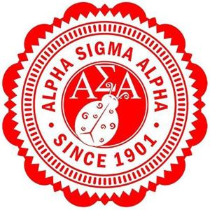 Alpha Sigma Alpha ASA 5″ Sorority Seal Bumper Sticker