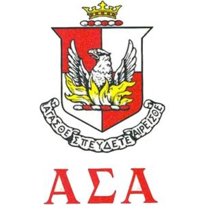 Alpha Sigma Alpha ASA Crest Decals