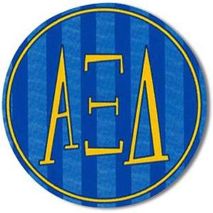 Alpha Xi Delta Bumper Stickers 4″ Round