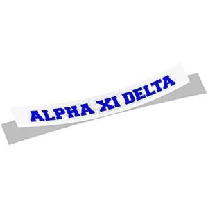 Alpha Xi Delta Long Window Sticker