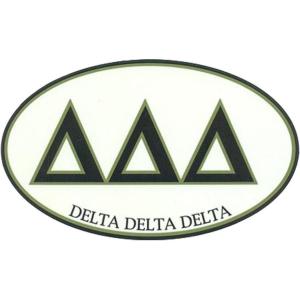 Delta Delta Delta Euro Style Sticker
