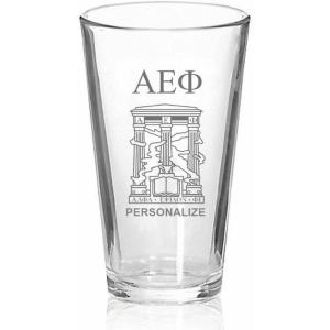 Greekgear Alpha Epsilon Phi Mixing Glass Transparent
