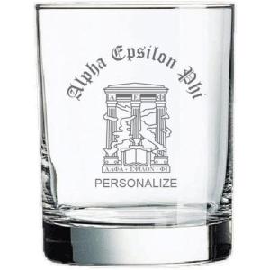 Greekgear Alpha Epsilon Phi Old Style Glass Transparent