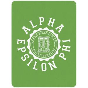 Greekgear Alpha Epsilon Phi Seal Sherpa Blanket – Giant Size!