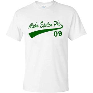 Greekgear Alpha Epsilon Phi Tail T-Shirts(White)