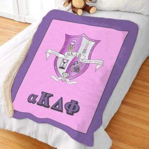 Greekgear Alpha Kappa Delta Phi Sherpa Lap Blanket