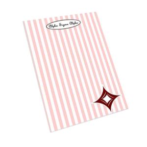 Greekgear Alpha Sigma Alpha ASA Mascot Notepad