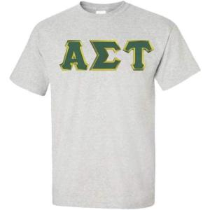 Greekgear Alpha Sigma Tau Lettered Tee(Light Grey)