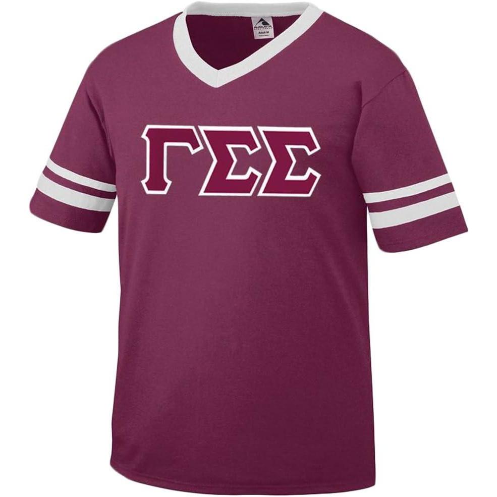 imageGamma Sigma Sigma Jersey with Greek Applique Letters