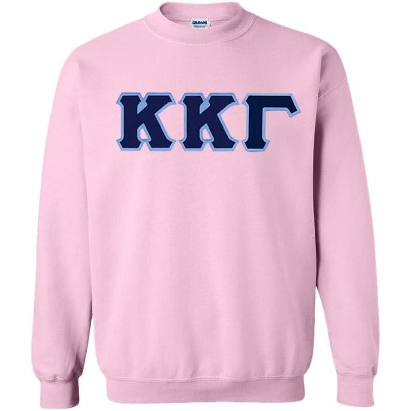imageKappa Kappa Gamma Lettered CrewneckLight Pink