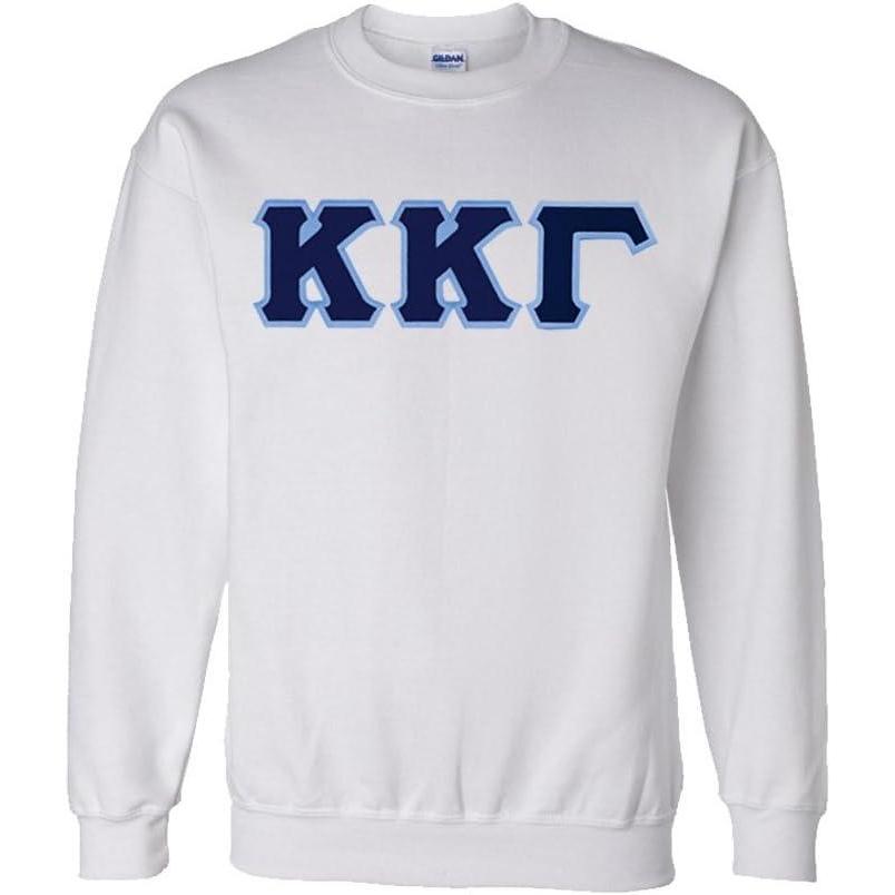 imageKappa Kappa Gamma Lettered CrewneckWhite