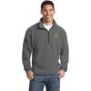 Mason/Freemason Emblem 1/4 Zip Pullover(Charcoal)