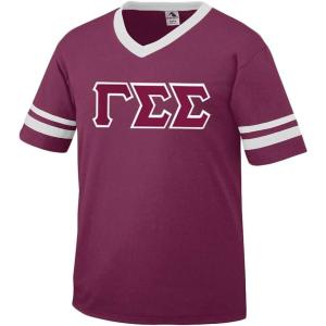 Gamma Sigma Sigma Jersey with Greek Applique Letters