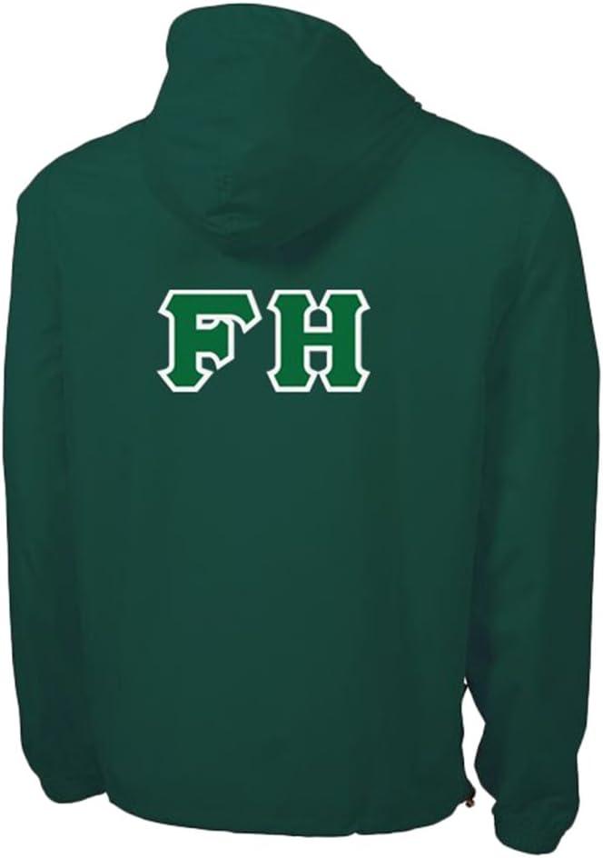 imageGreekgear Farmhouse Tackle Twill Lettered Pack N Go PulloverForest Green