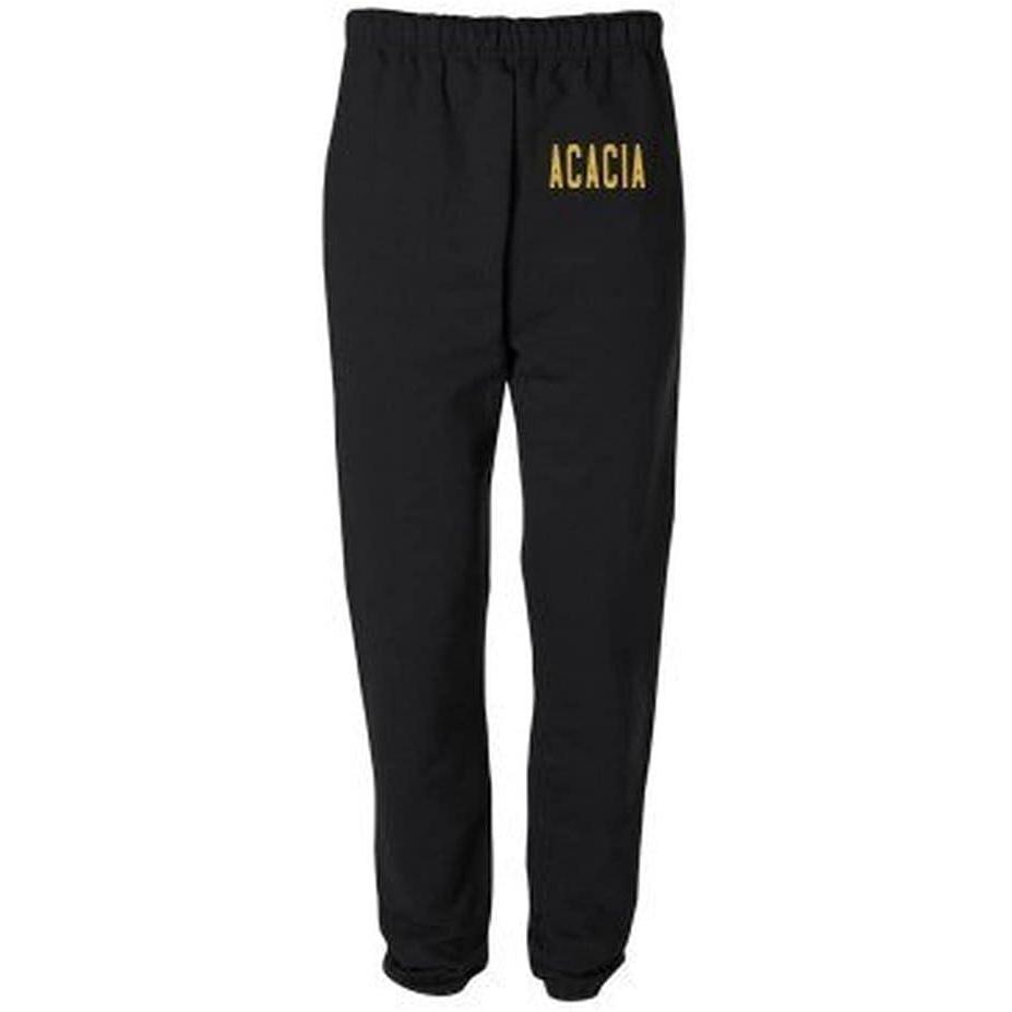 imageAcacia Greek Lettered Thigh SweatpantsBlack