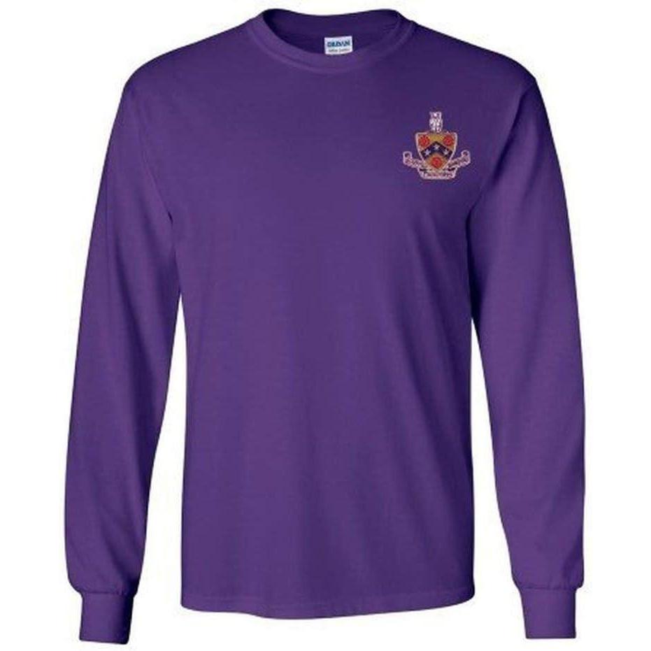 imageFiji Fraternity Crest Longsleeve TeePurple