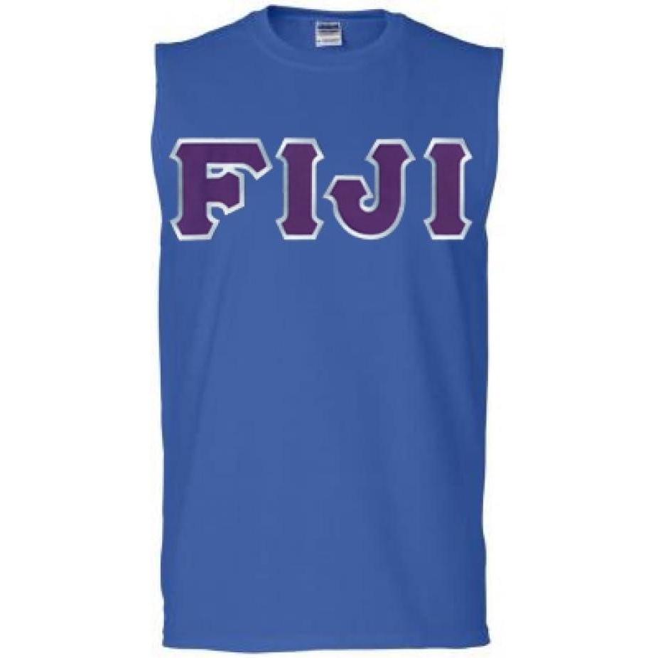 imageFiji Lettered Sleeveless TeeRoyal Blue