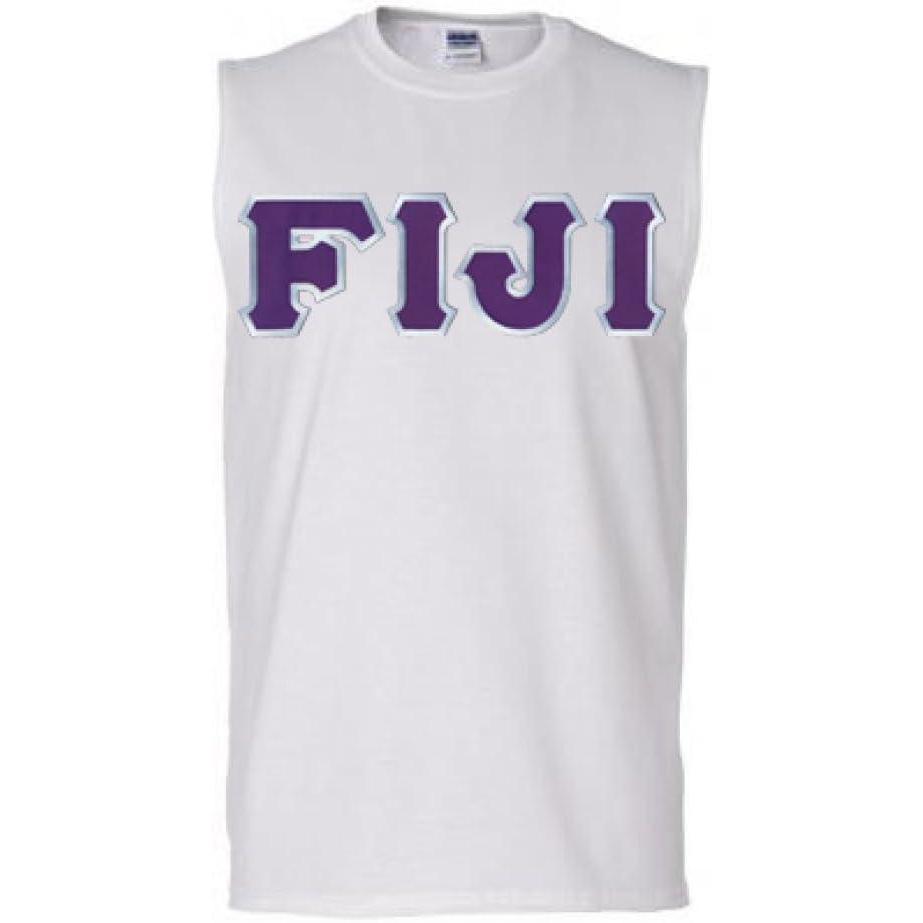 imageFiji Lettered Sleeveless TeeWhite