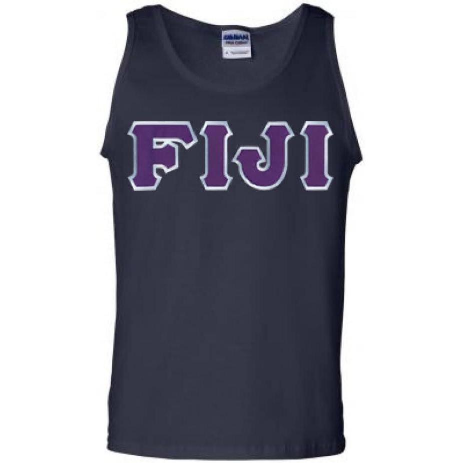 imageFiji Lettered Tank TopNavy Blue