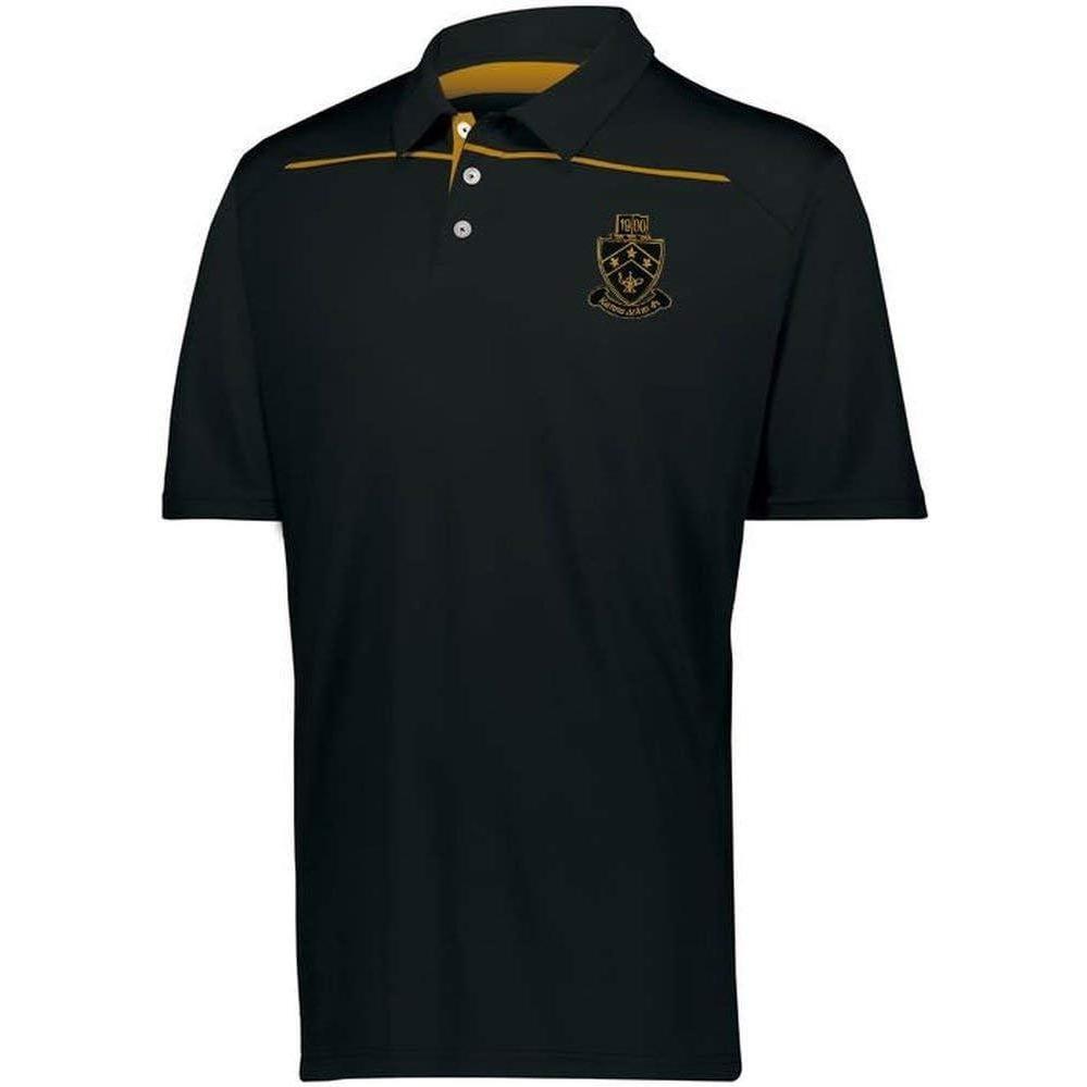 imageKappa Delta Phi Greek Crest Emblem Defer PoloBlackGold