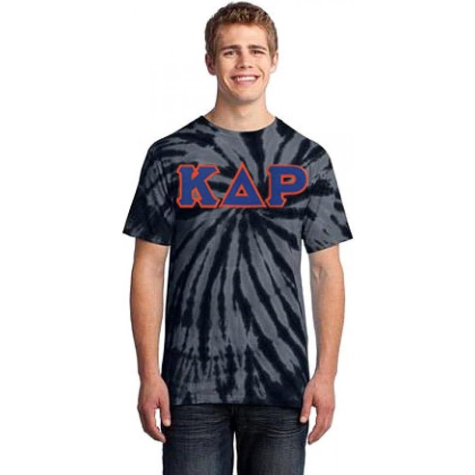 imageKappa Delta Rho Essential TieDye Lettered TeeBlack