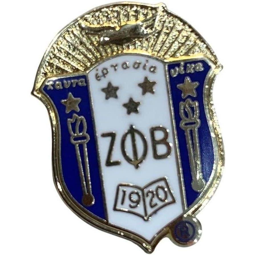 imageZeta Phi Beta 3d Color Shield Pin