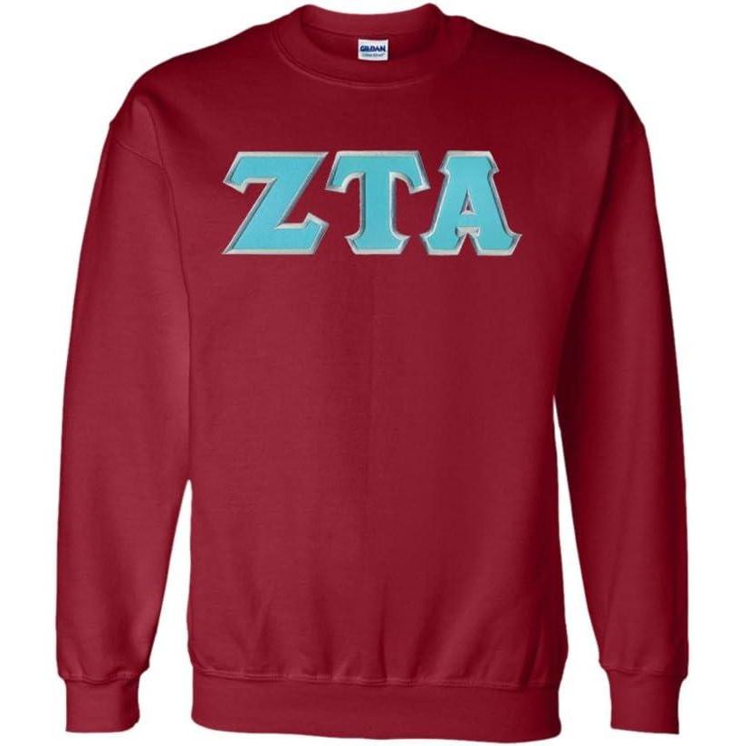 imageZeta Tau Alpha Lettered CrewneckMaroon