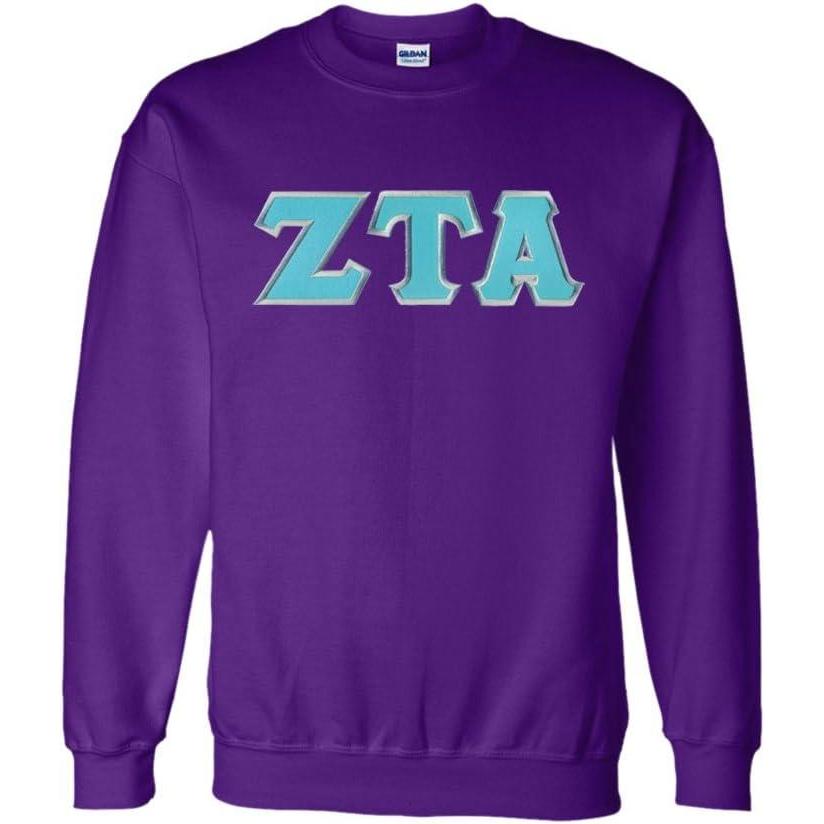 imageZeta Tau Alpha Lettered CrewneckPurple