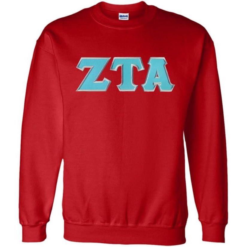 imageZeta Tau Alpha Lettered CrewneckRed