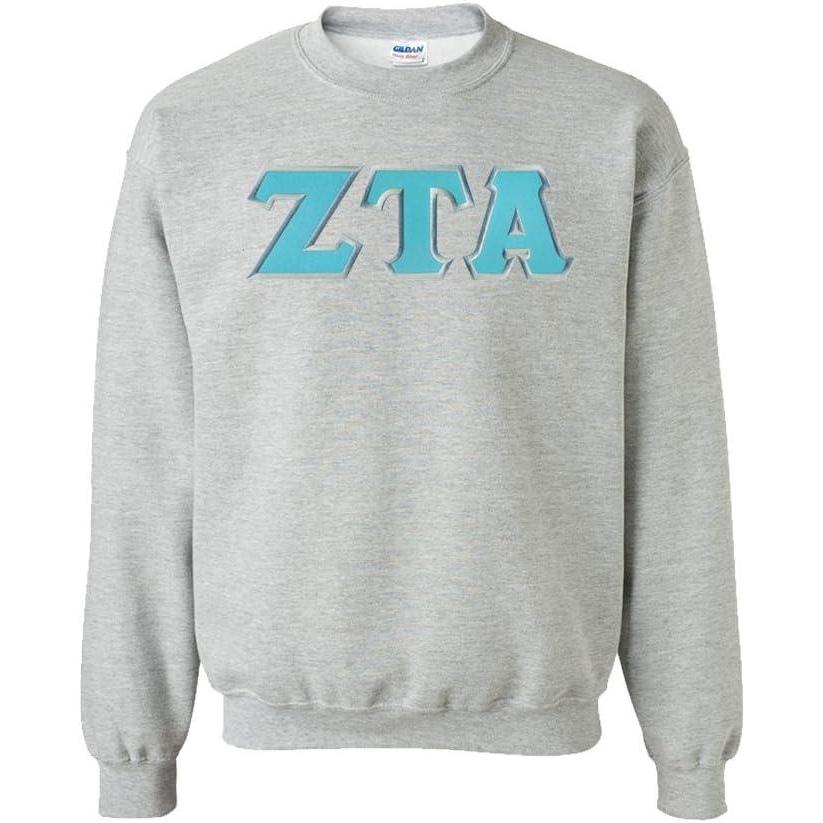 imageZeta Tau Alpha Lettered CrewneckSports Grey