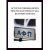 Alpha Phi Omega Lettered License Cover