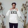 Greekgear Acacia Nickname Hooded Sweatshirt(White)
