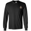 Acacia Fraternity Crest Longsleeve Tee(Black)