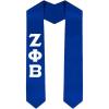 Custom Zeta Phi Beta Graduation Stole Sash(Royal Blue)