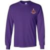Fiji Fraternity Crest Longsleeve Tee(Purple)