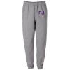 Fiji Greek Lettered Thigh Sweatpants(Sports Oxford Grey)