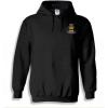 Greekgear Acacia Crest – Shield Emblem Hooded Sweatshirt(Black)