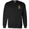 Greekgear Acacia Left Crest Crewneck Sweatshirt(Black)